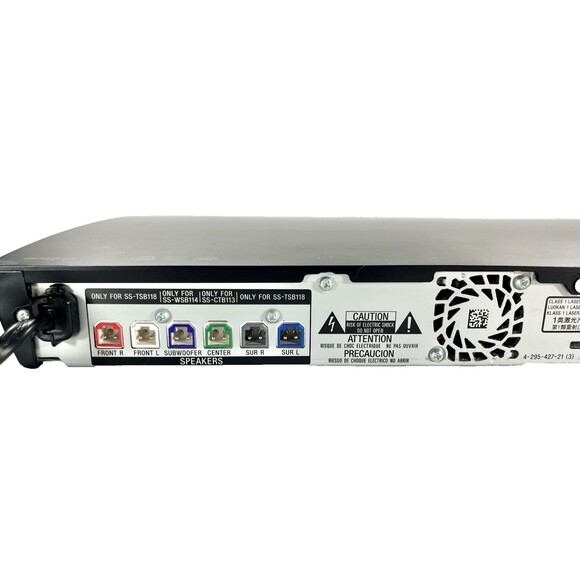 Sony BDV-E385 Black Home Theater Receiver/ Blu-Ray Player with Remote Tested - Picture 9 of 14